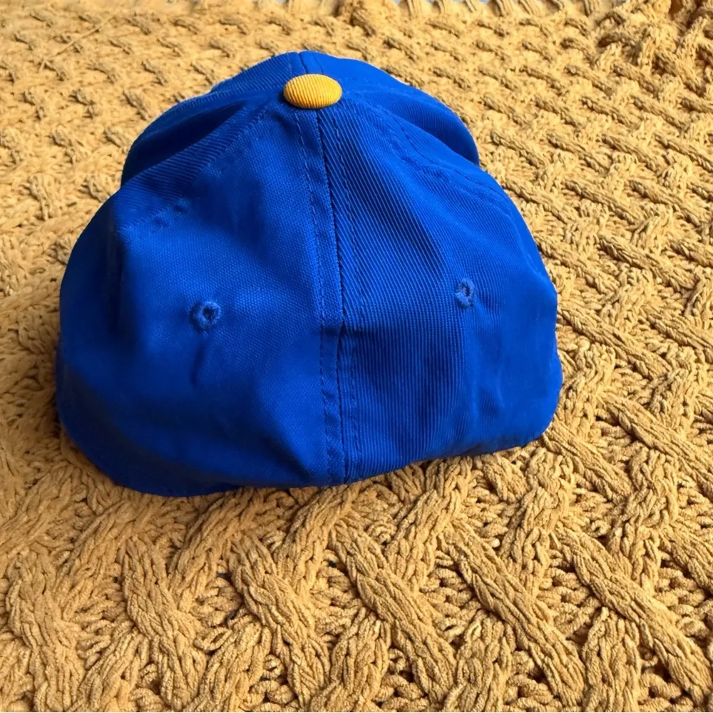 Golden State Warriors Blue Yellow adidas Fitted‎ Cap Hat - Size: L/XL Fitmax